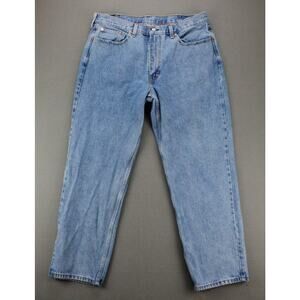 Levis 550 Relaxed Fit Taper Leg Jeans Mens 38x30 Blue Denim